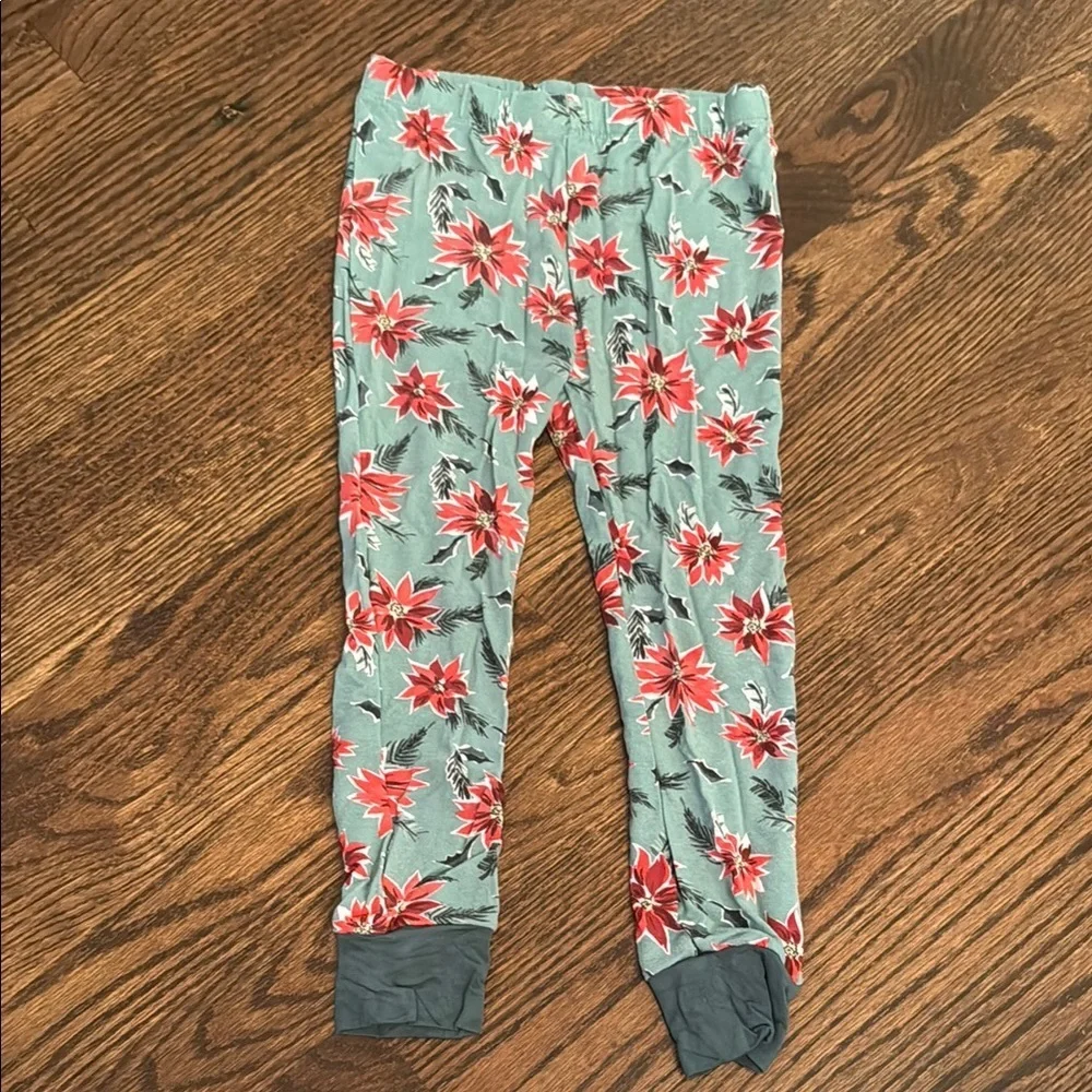 Angel Dear Poinsettias Print Bamboo Pajamas